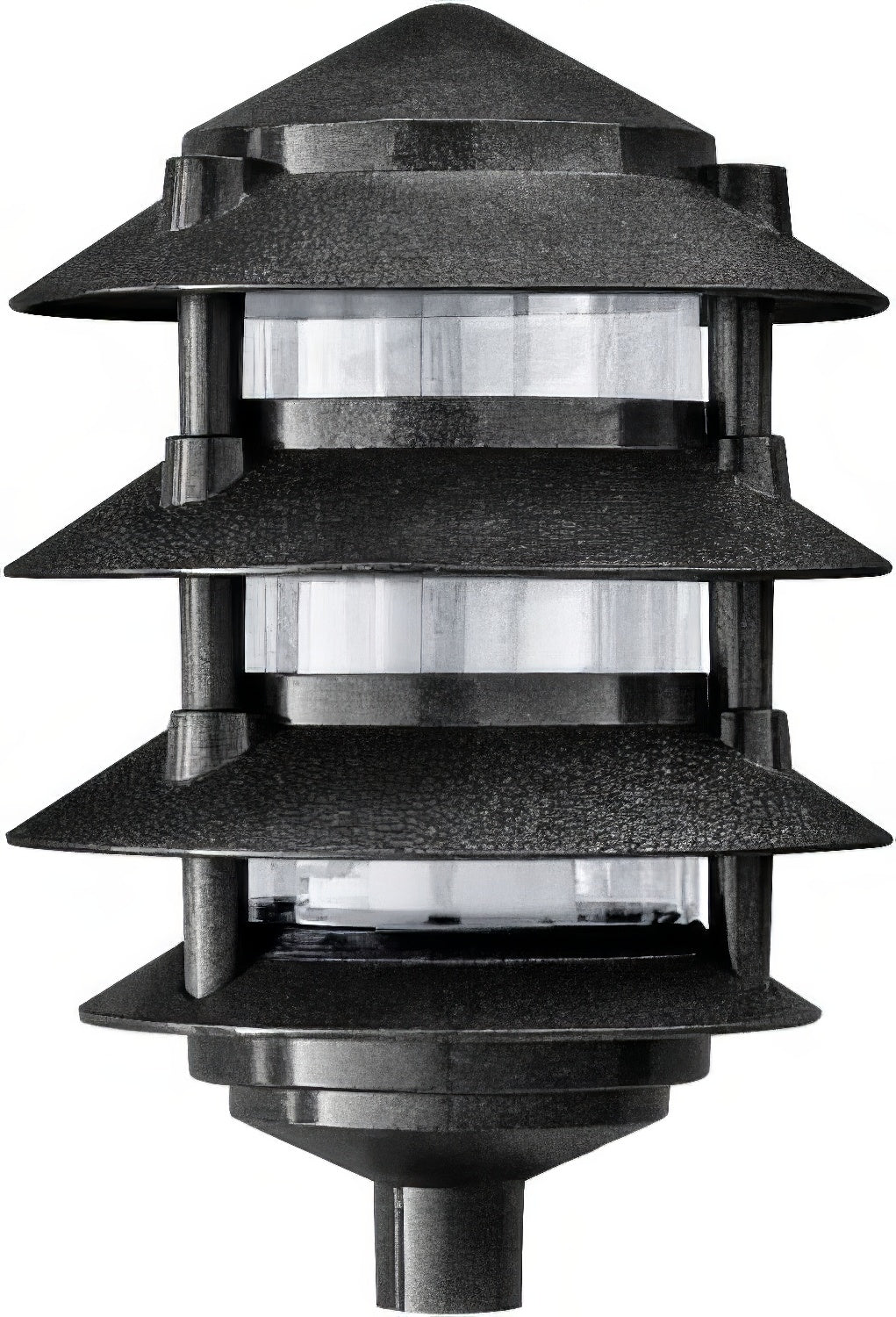 Dabmar Lighting D5100-L6-60K-B black pagoda light