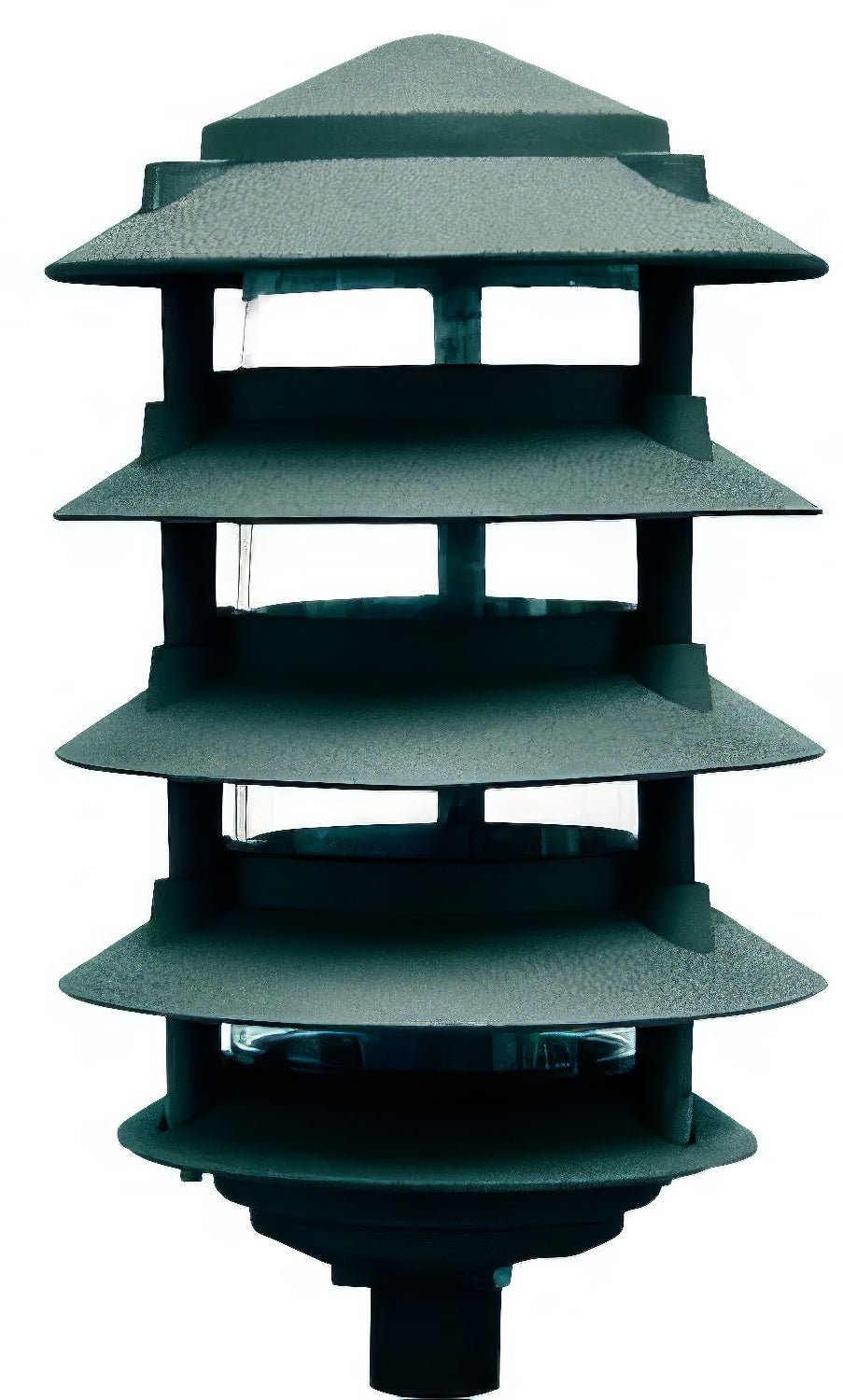Dabmar Lighting D5500-10T-G green pagoda light