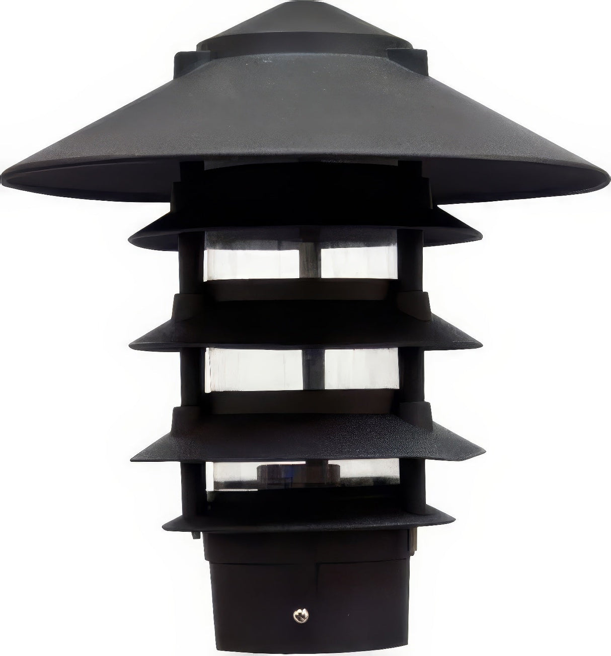 Dabmar Lighting D5500-L12-40K-310-B black pagoda light