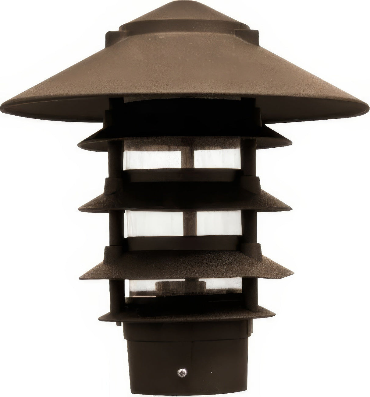 Dabmar Lighting D5500-L12-40K-310-BZ bronze pagoda light