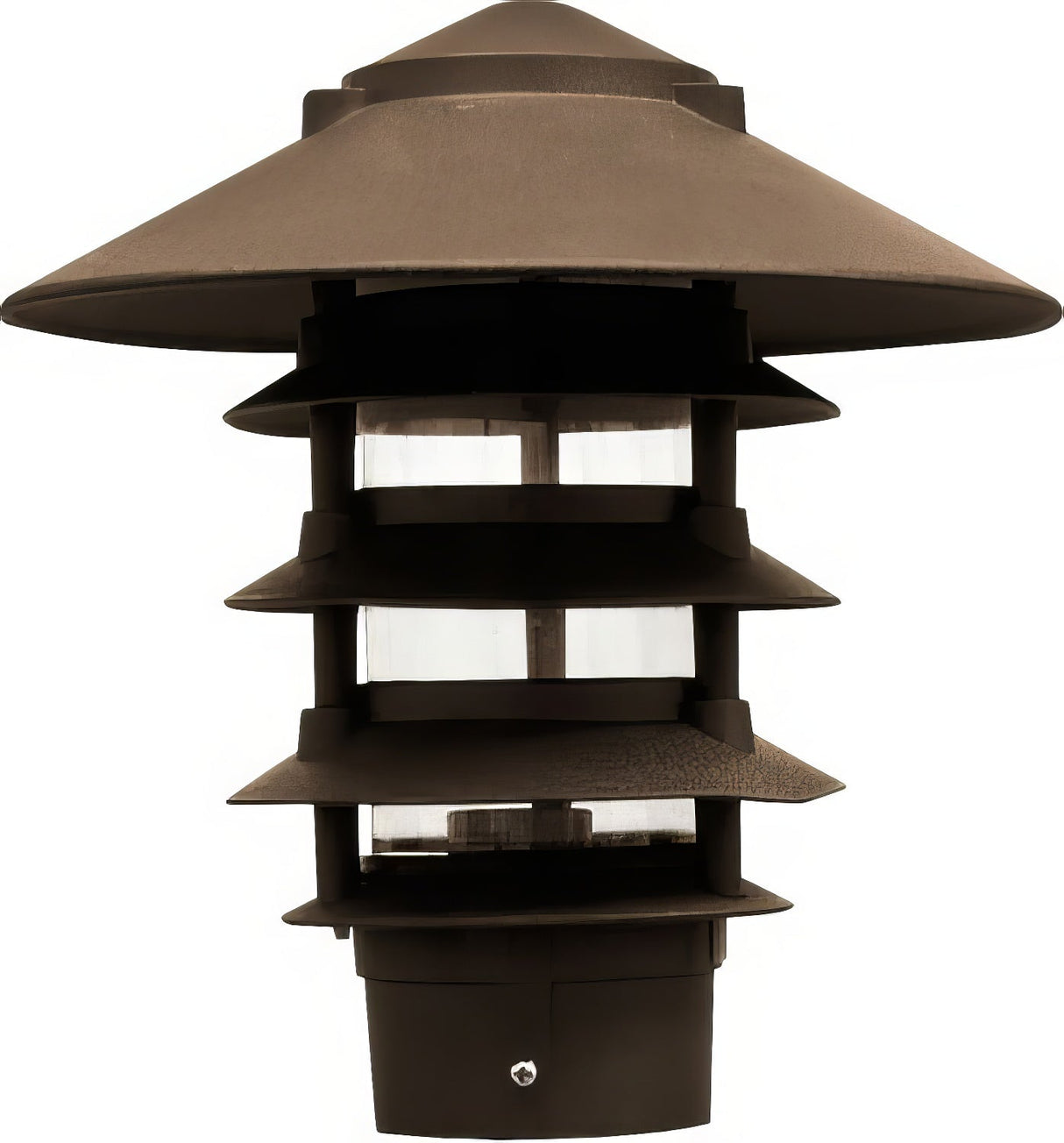 Dabmar Lighting D5500-L12-50K-310-BZ bronze pagoda light