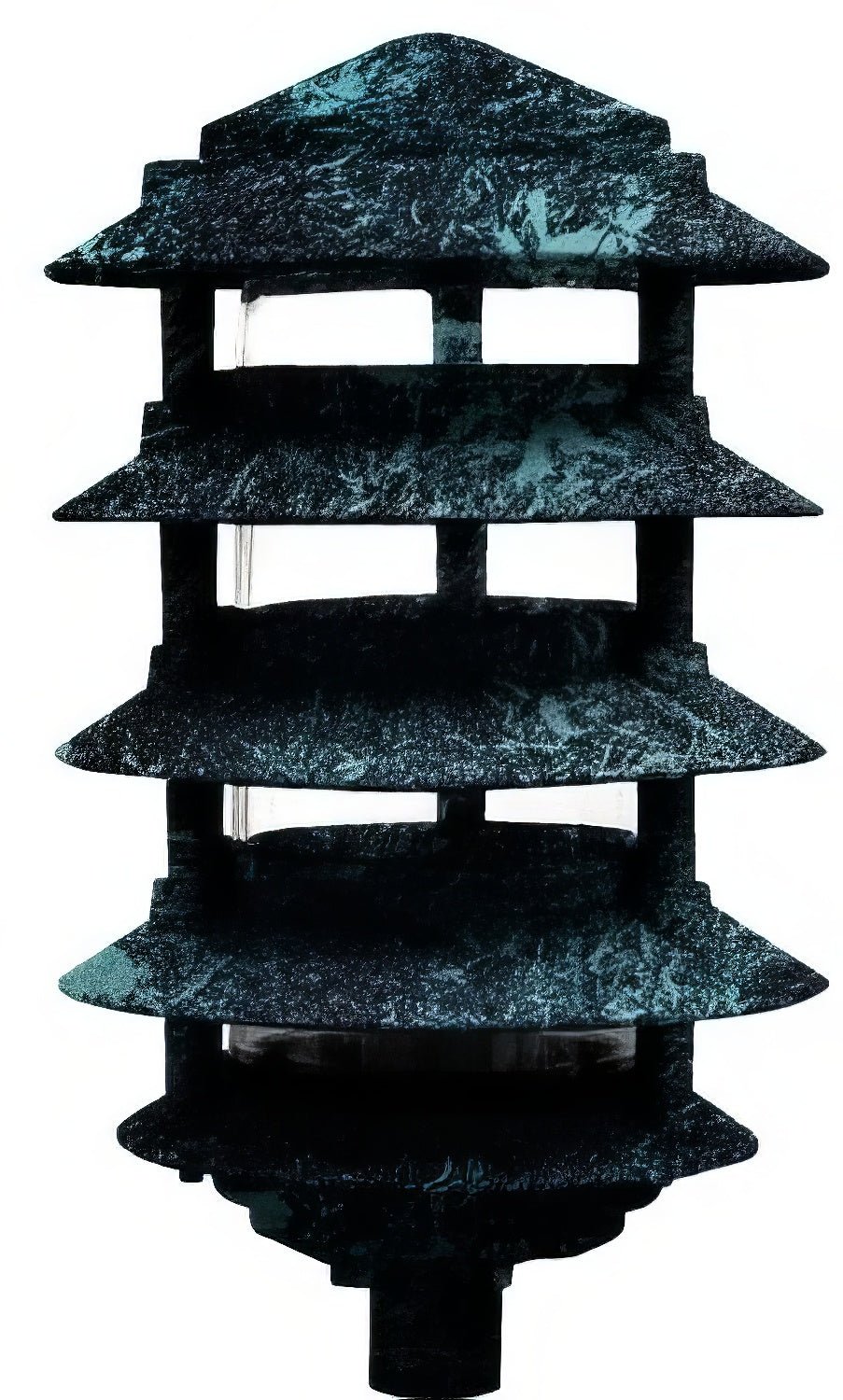 Dabmar Lighting D5500-L12-50K-VG verde green pagoda light