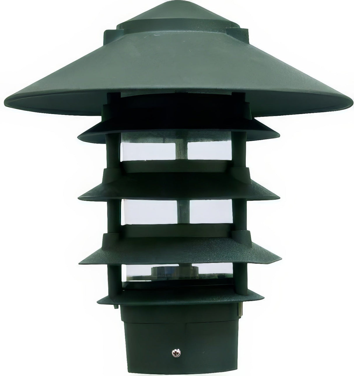 Dabmar Lighting D5500-L6-30K-310-G green pagoda light