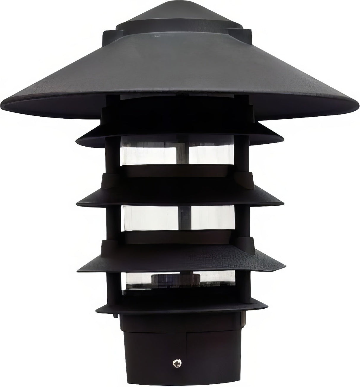 Dabmar Lighting D5500-L9-27K-310-B black pagoda light