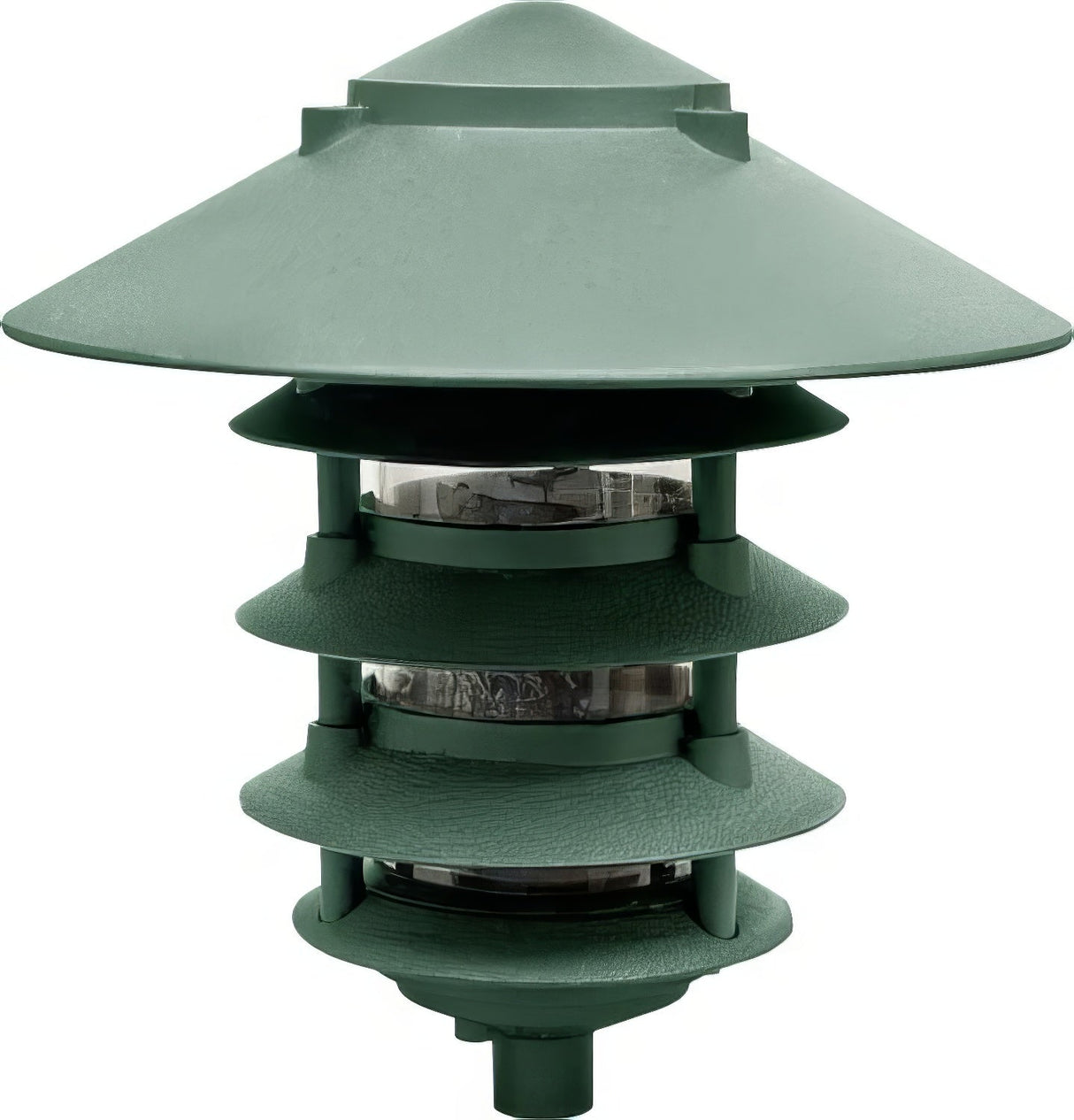 Dabmar Lighting D5500-L9-40K-10T-G green pagoda light