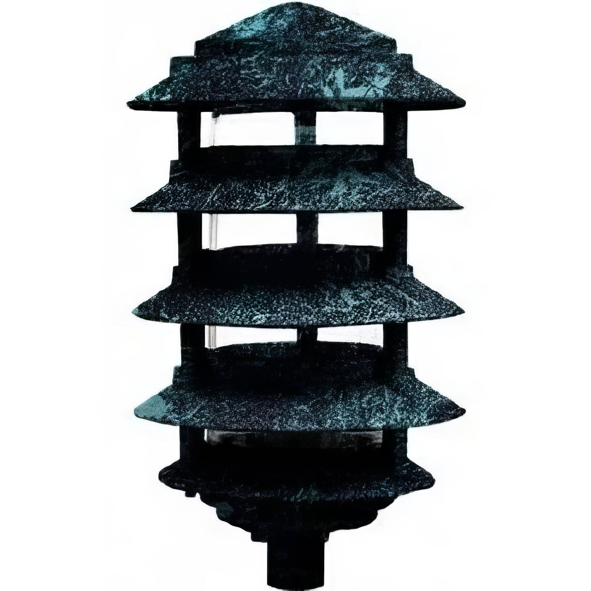 Dabmar Lighting D5550-VG verde green pagoda light