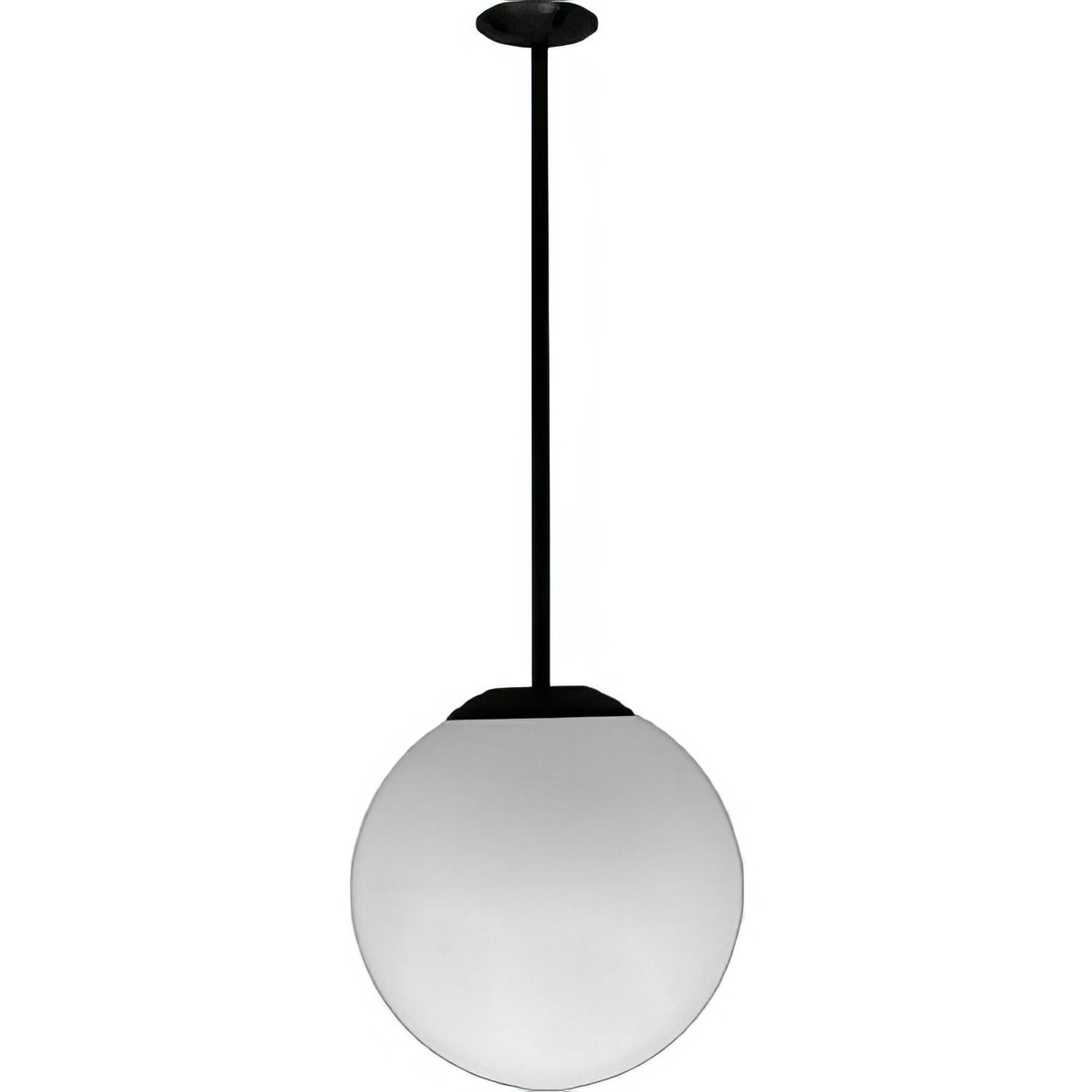Dabmar Lighting D7502-24-B black ceiling globe fixture