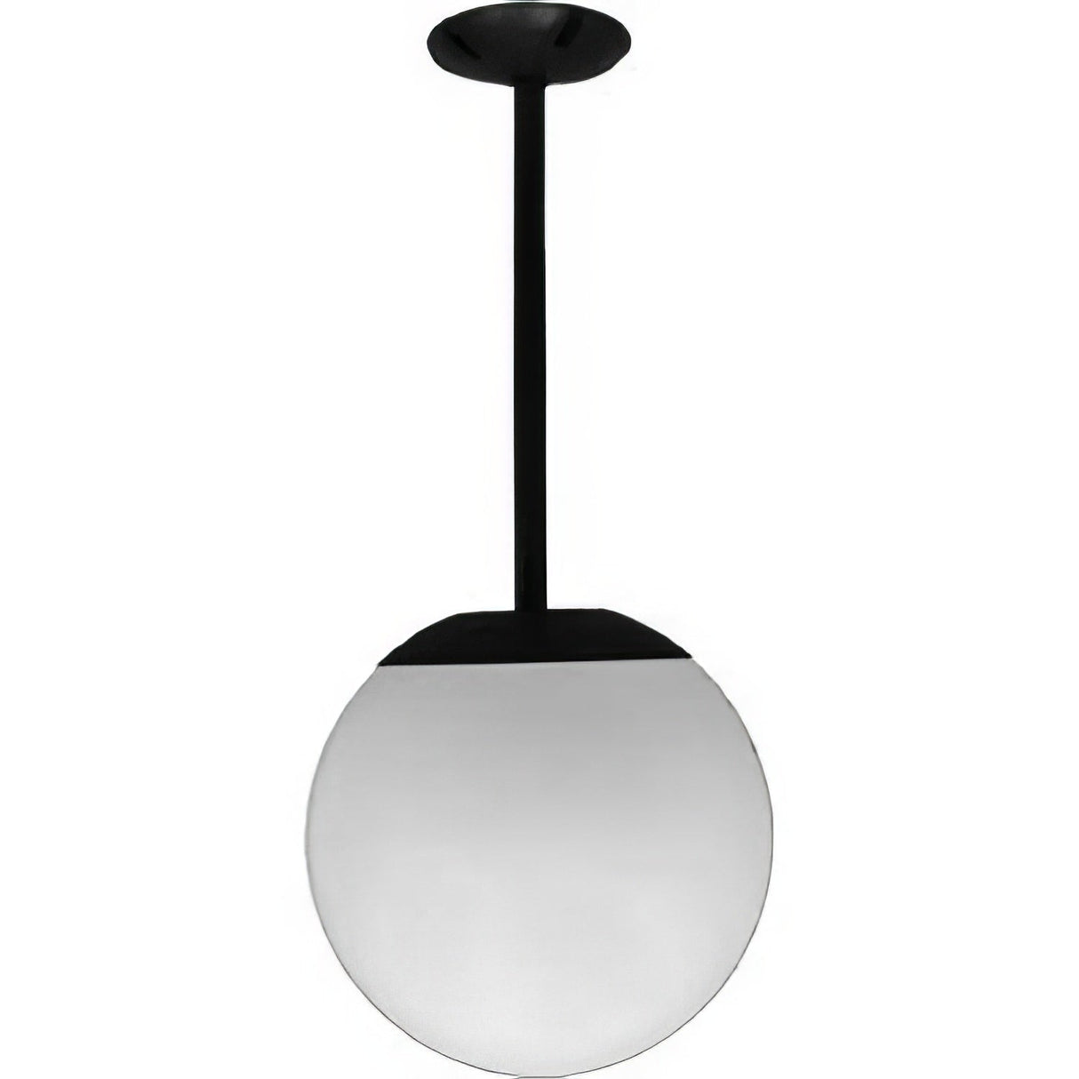 Dabmar Lighting D7505-24-B black ceiling globe fixture