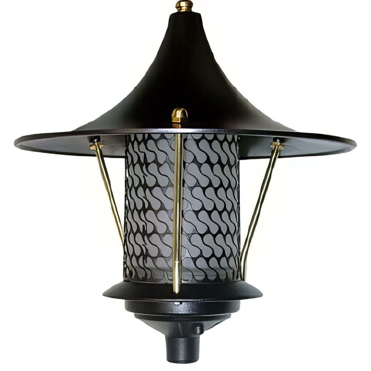 Dabmar Lighting D8000-B black pagoda light