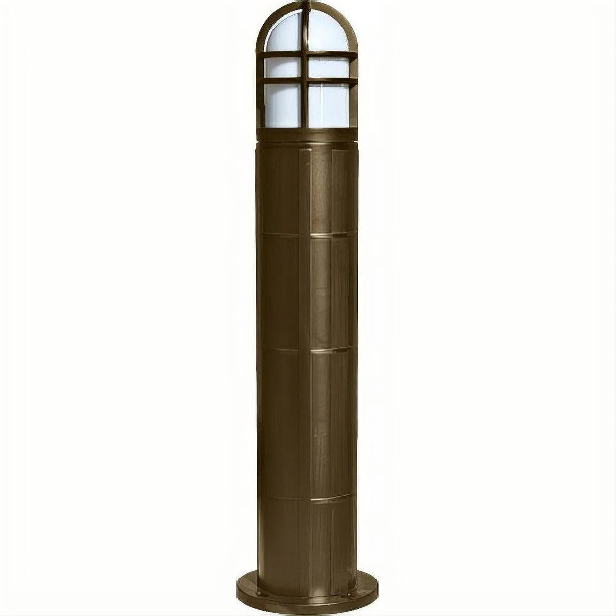Dabmar Lighting D110-L6-30K-B Fiber G Bollard Open Cage 120V E26 LED 6W 30K Black