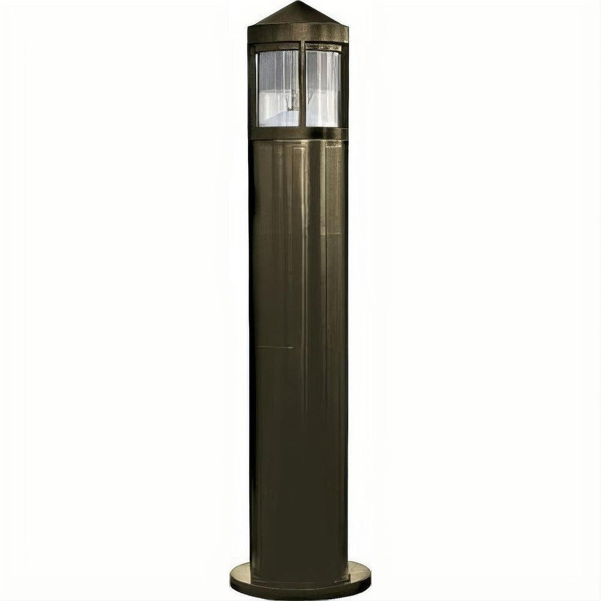 Dabmar Lighting D120-L20-30K-B Fiber G Bollard Half Frost 120V-277V G24 LED 20W 30K Black