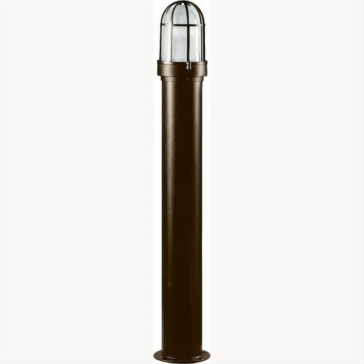 Dabmar Lighting D3100-L20-30K-BZ Steel Bollard Open Cage 120V-277V G24 LED 20W 30K Bronze