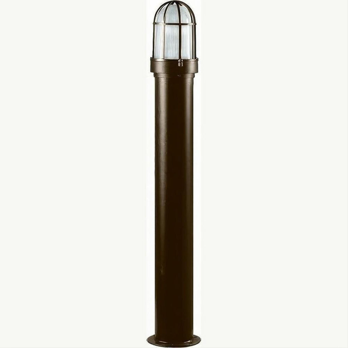 Dabmar Lighting D3100-L20-50K-BZ Steel Bollard Open Cage 120V-277V G24 LED 20W 50K Bronze