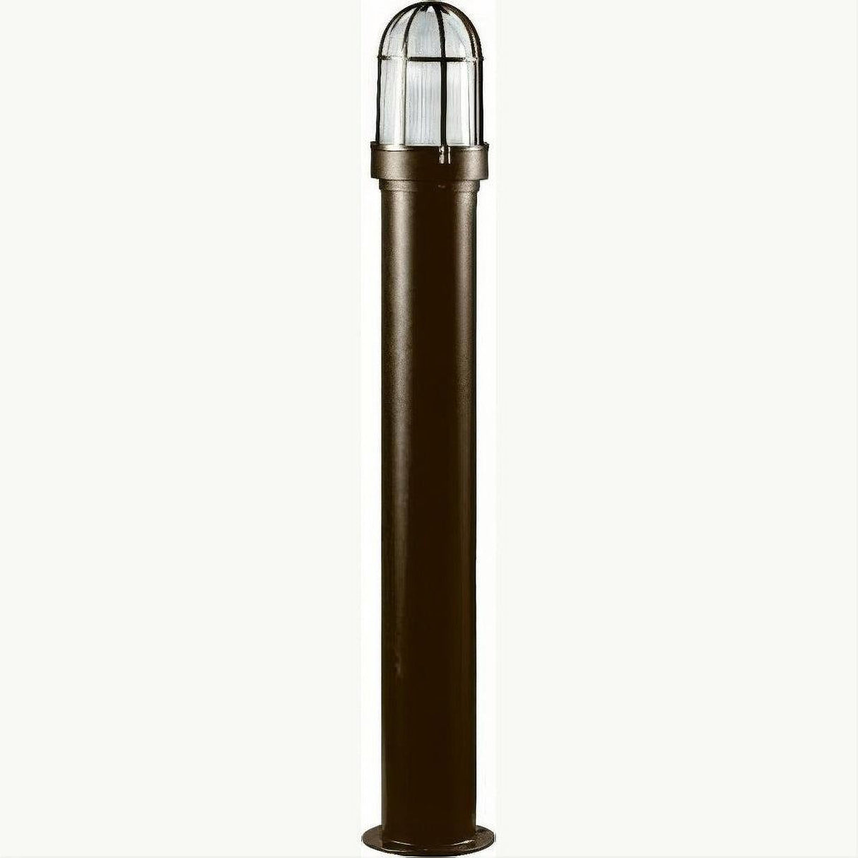 Dabmar Lighting D3100-L6-30K-B Steel Bollard Open Cage 120V E26 LED 6W 30K Black