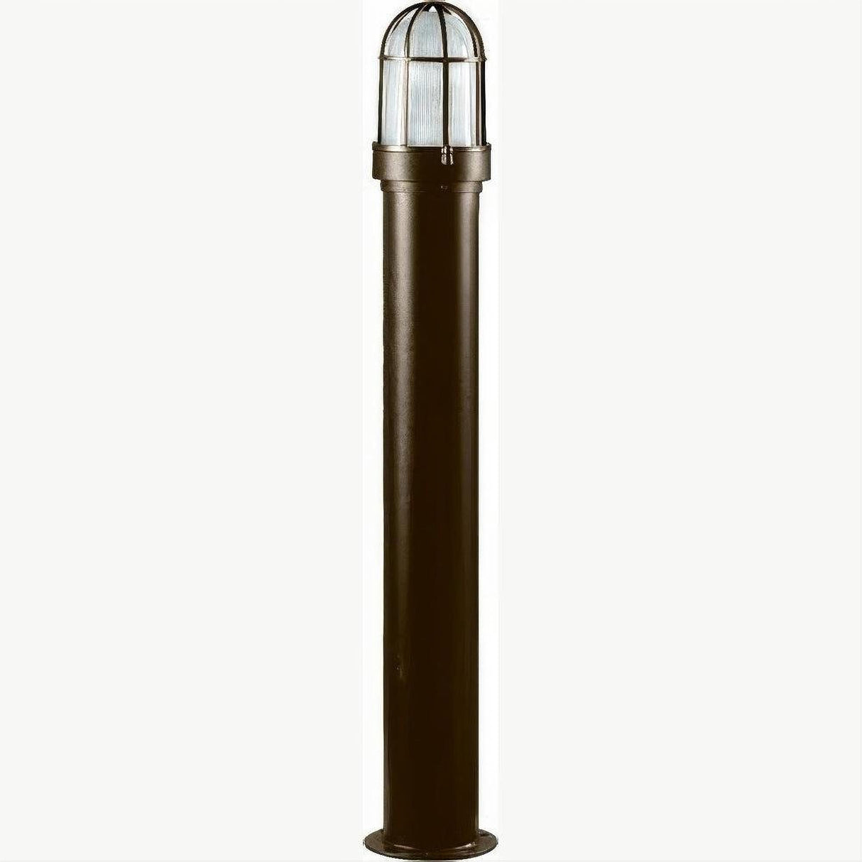 Dabmar Lighting D3100-L6-30K-BZ Steel Bollard Open Cage 120V E26 LED 6W 30K Bronze