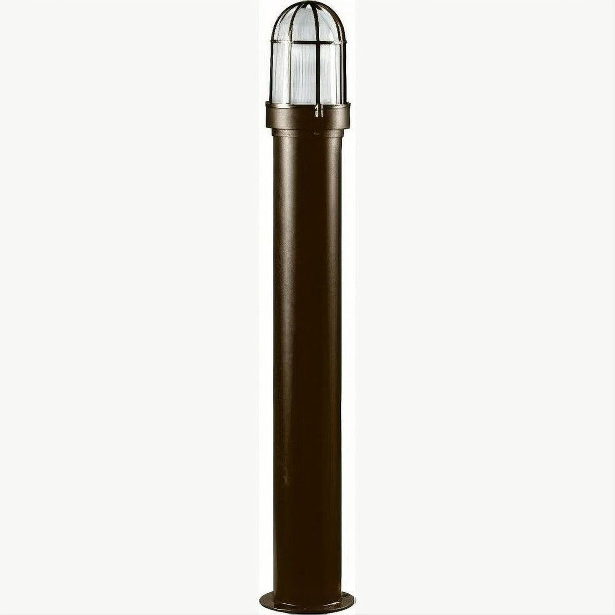 Dabmar Lighting D3100-L6-60K-B Steel Bollard Open Cage 120V E26 LED 6W 60K Black