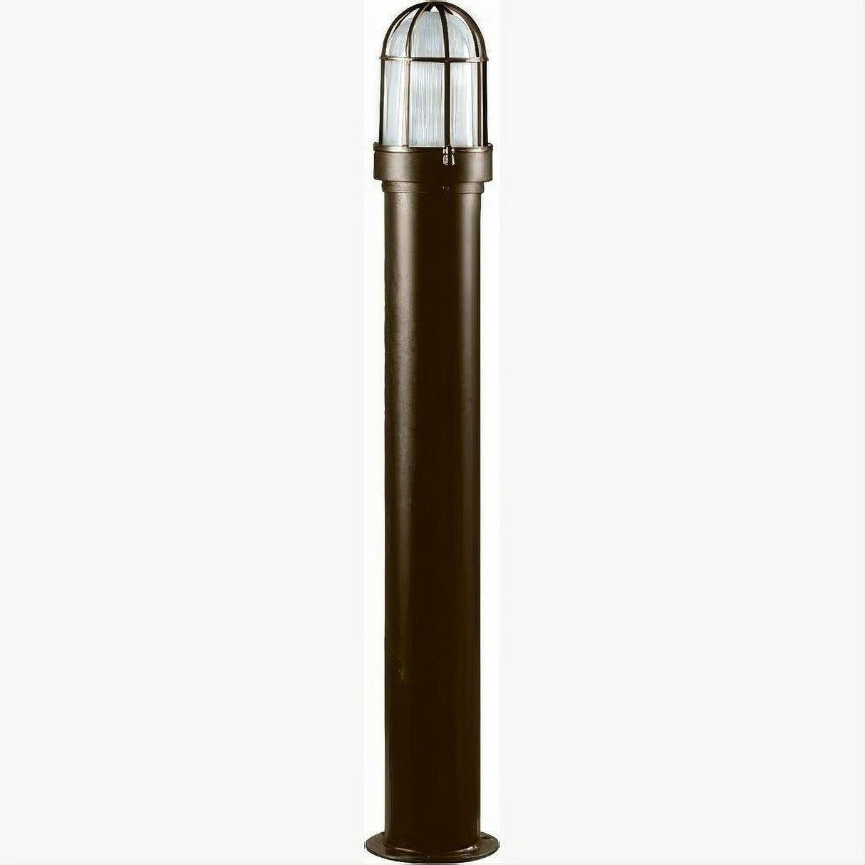 Dabmar Lighting D3100-L6-RGBW-B Steel Bollard Open Cage 120V E26 LED 6W RGBW Black