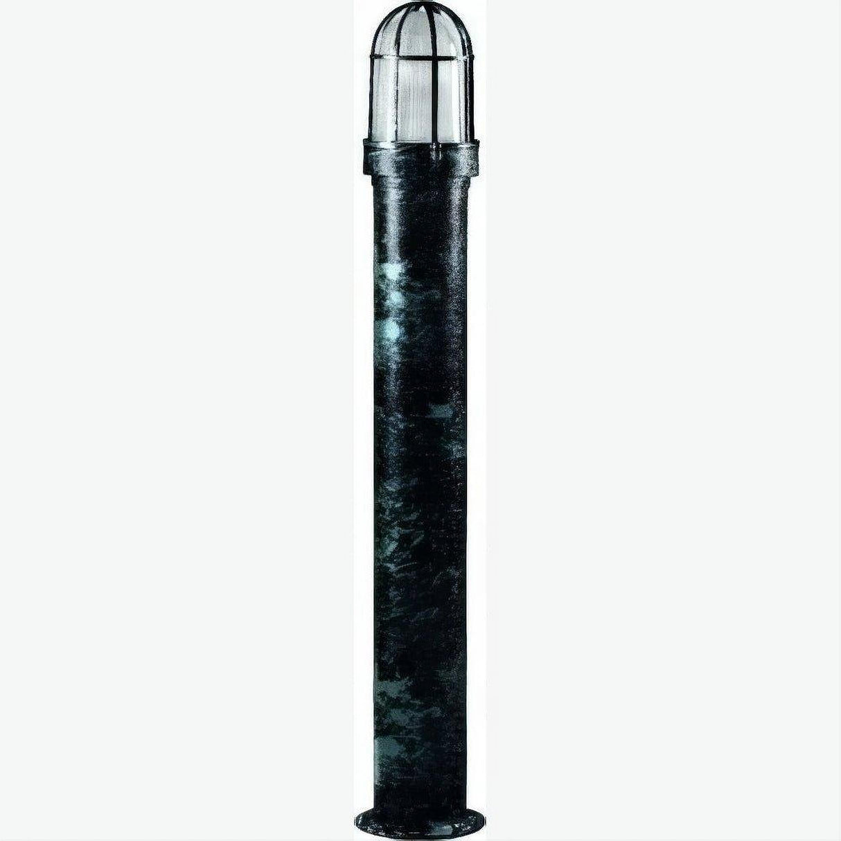 Dabmar Lighting D3100-L6-RGBW-VG Steel Bollard Open Cage 120V E26 LED 6W RGBW Verde Green