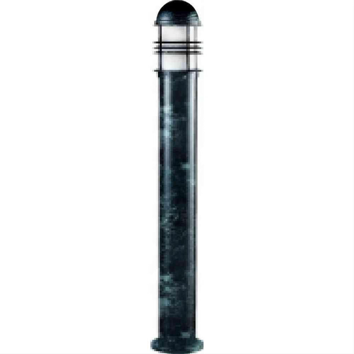 Dabmar Lighting D3200-L12-40K-VG Cast Alum Bollard Open Cage 120V-277V G24 LED 12W 40K Verde Green