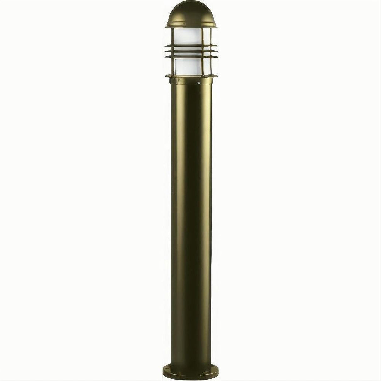 Dabmar Lighting D3200-L20-50K-B Cast Alum Bollard Open Cage 120V-277V G24 LED 20W 50K Black
