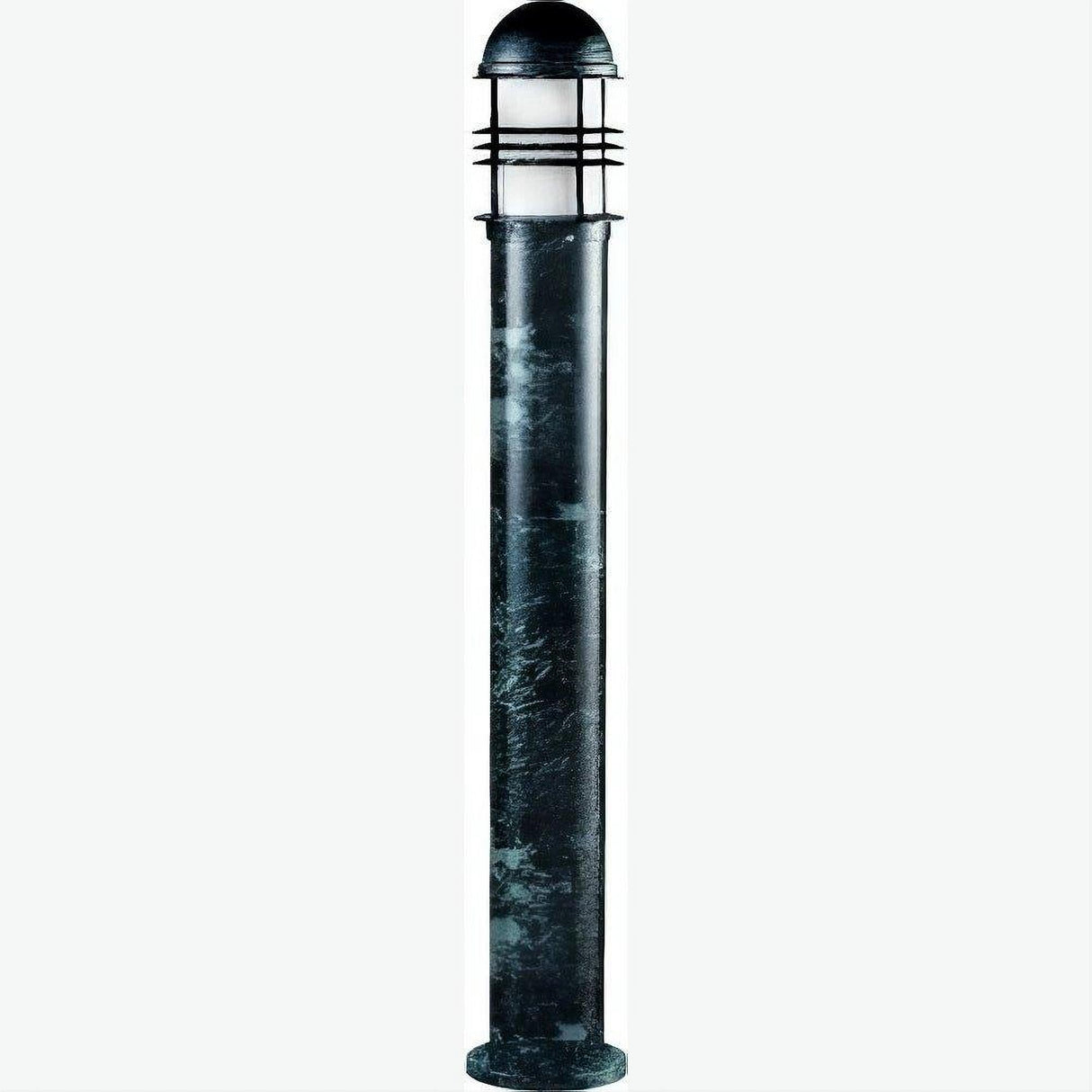 Dabmar Lighting D3200-L9-27K-VG Cast Alum Bollard Open Cage 120V GU24 LED 9W 27K Verde Green