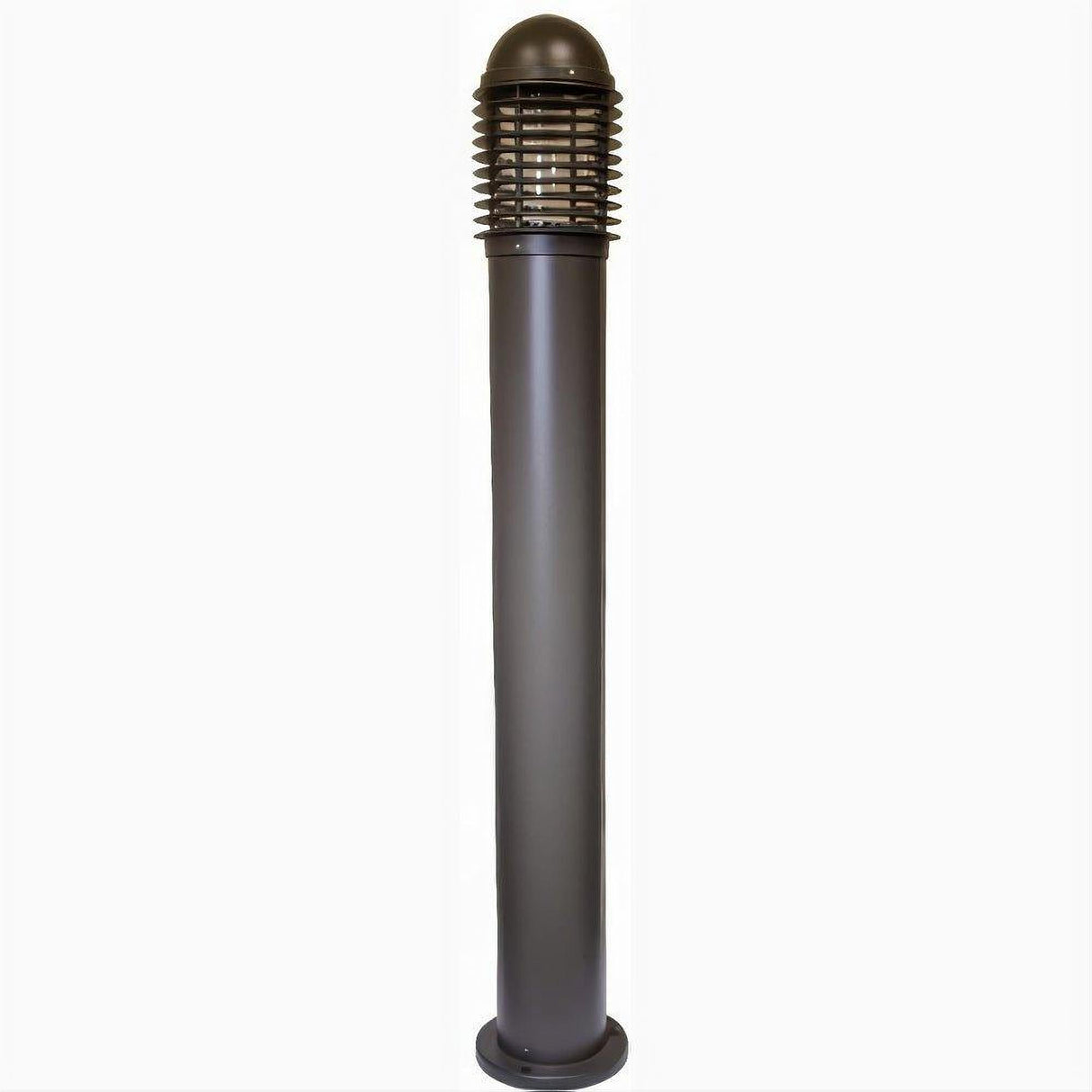 Dabmar Lighting D3300-L20-30K-BZ Cast Alum Bollard Caged 120V-277V G24 LED 20W 30K Bronze