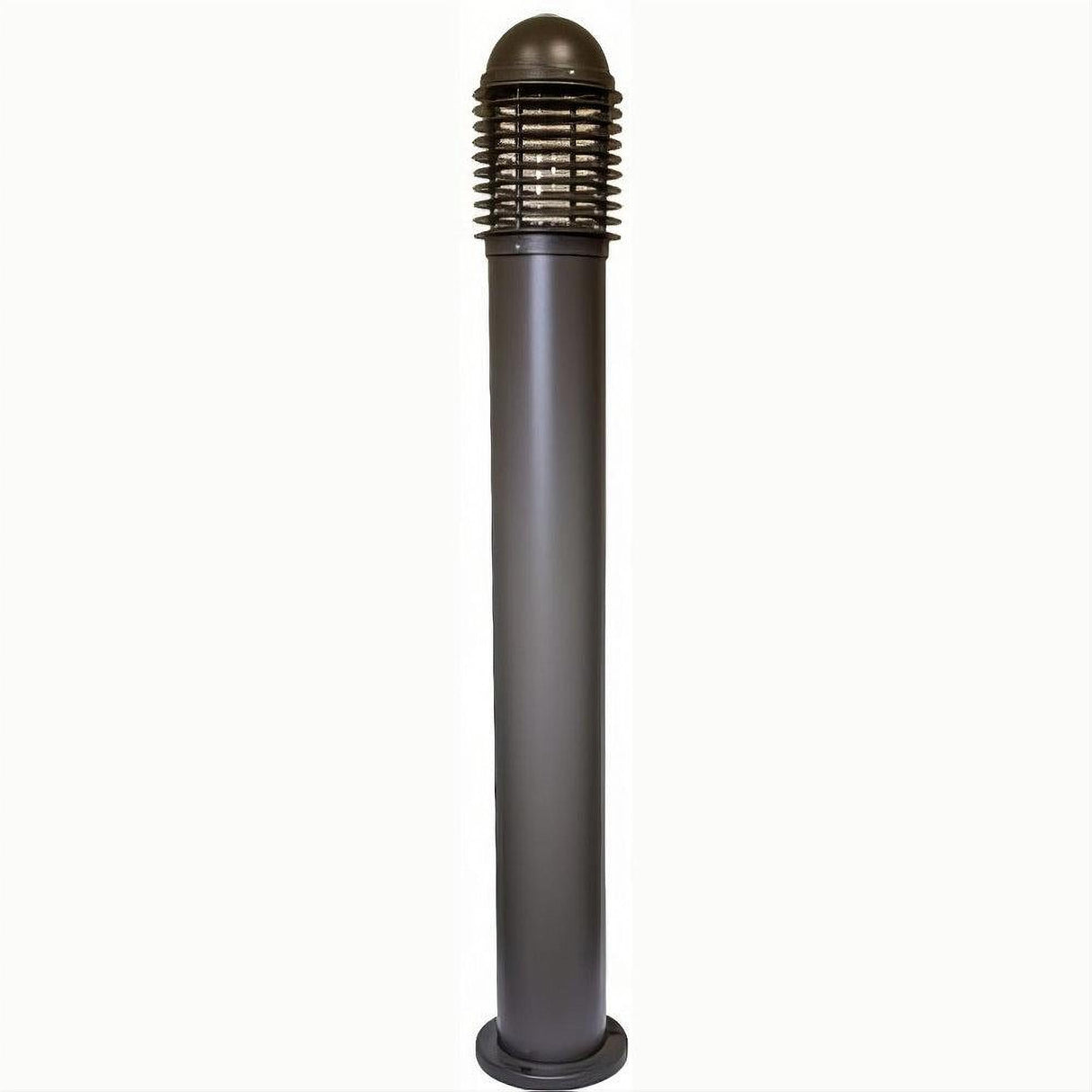 Dabmar Lighting D3300-L6-60K-BZ Cast Alum Bollard Caged 120V E26 LED 6W 60K Bronze