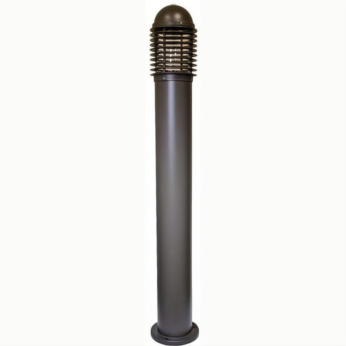 Dabmar Lighting D3300-L9-27K-B Cast Alum Bollard Caged 120V GU24 LED 9W 27K Black