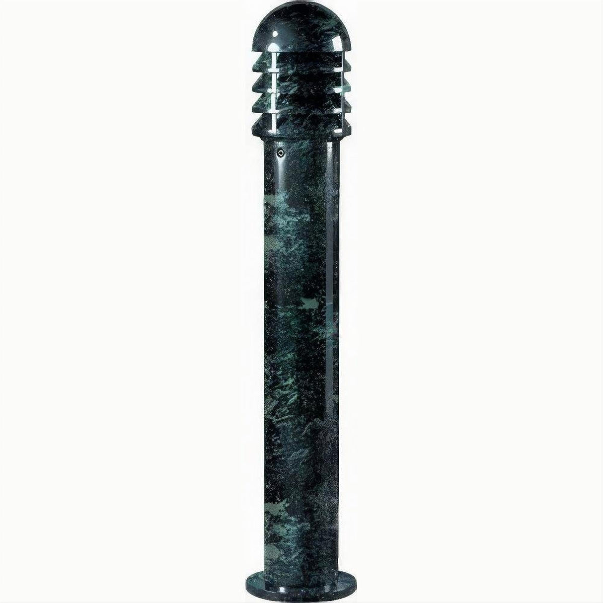Dabmar Lighting D3400-L20-30K-VG-CLR-CLR Cast Alum Bollard Shuttered 120V-277V G24 LED 20W 30K Clear Verde Green