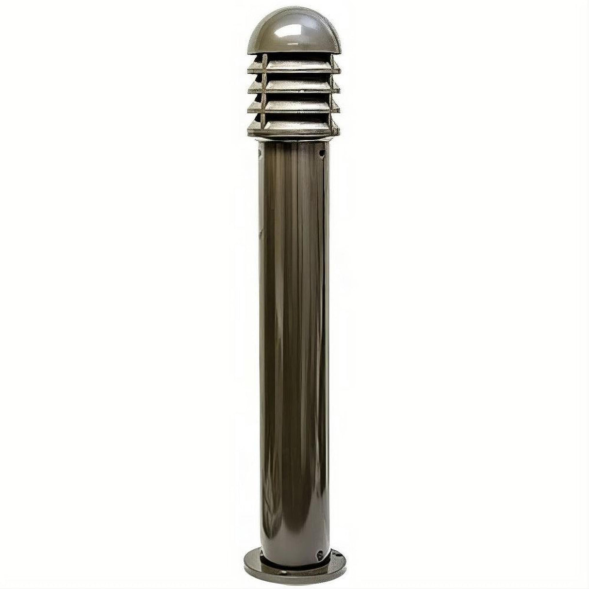 Dabmar Lighting D3400-L9-27K-BZ-FR-FR Cast Alum Bollard Shuttered 120V GU24 LED 9W 27K Frost Bronze