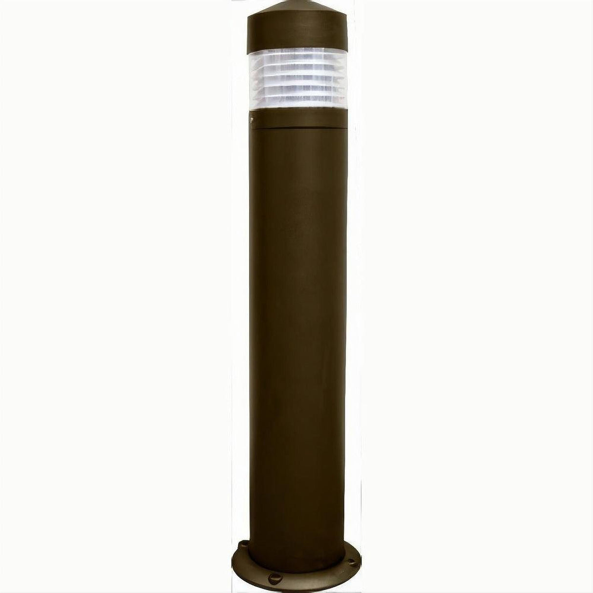 Dabmar Lighting D470-L9-27K-B Cast Alum Bollard Clear 120V GU24 LED 9W 27K Black
