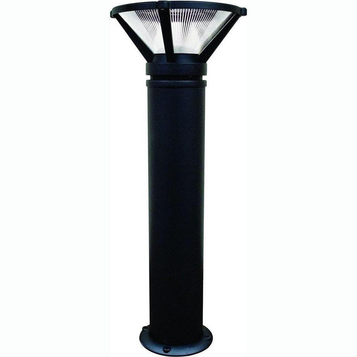 Dabmar Lighting D480-B Powder Coated Cast Aluminum Bollard Black