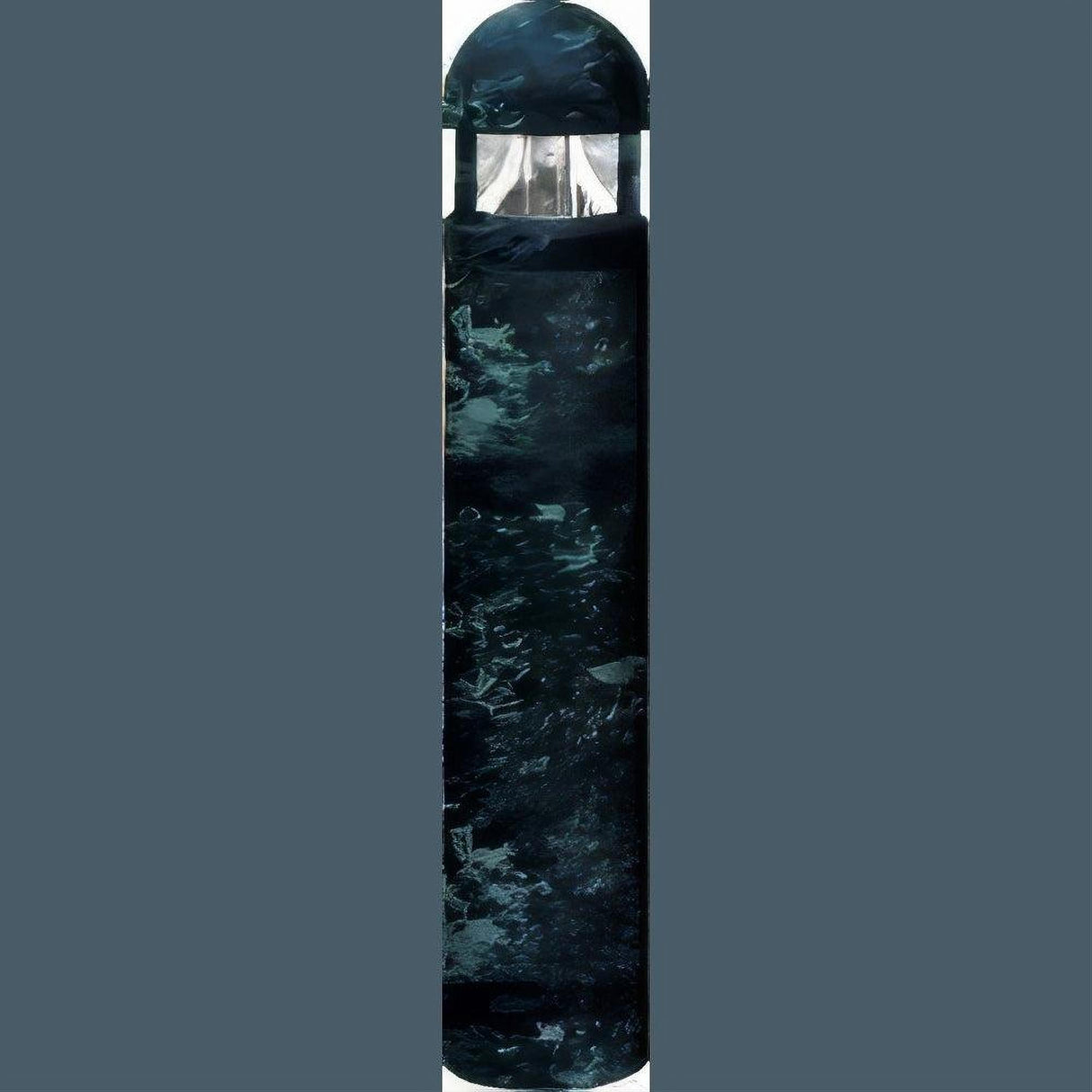 Dabmar Lighting D800-L12-40K-VG Cast Alum Bollard Clear 120V-277V G24 LED 12W 40K Verde Green