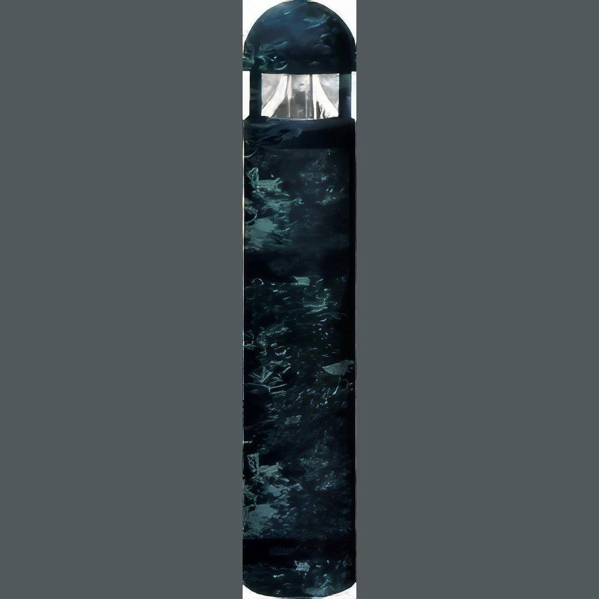 Dabmar Lighting D800-L12-50K-VG Cast Alum Bollard Clear 120V-277V G24 LED 12W 50K Verde Green