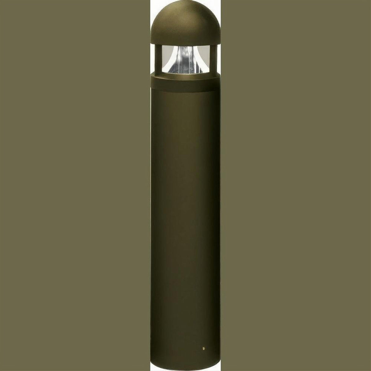 Dabmar Lighting D800-L6-60K-BZ Cast Alum Bollard Clear 120V E26 LED 6W 60K Bronze