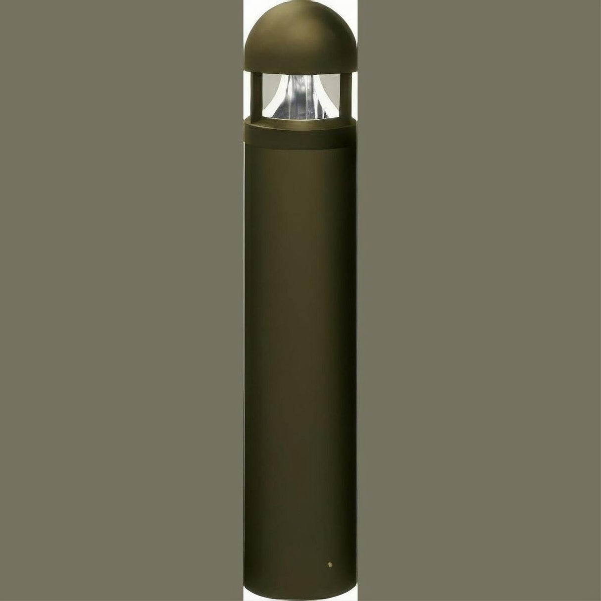 Dabmar Lighting D800-L9-40K-B Cast Alum Bollard Clear 120V GU24 LED 9W 40K Black