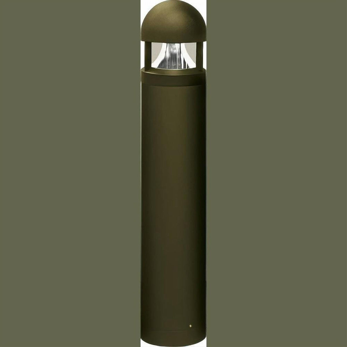 Dabmar Lighting D800-L9-40K-BZ Cast Alum Bollard Clear 120V GU24 LED 9W 40K Bronze