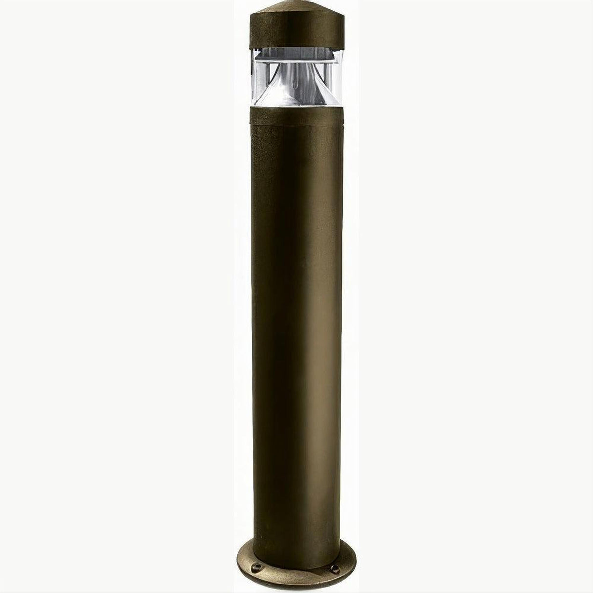 Dabmar Lighting D850-L20-30K-BZ Cast Alum Bollard Clear 120V-277V G24 LED 20W 30K Bronze