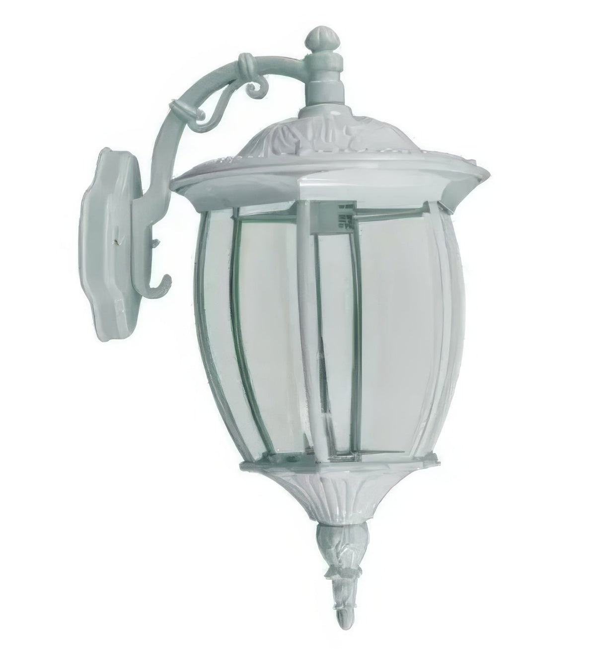 Dabmar Lighting GM106-L18-30K-W Cast Alum Post Wall Fixture 120V E26 LED 18W 30K White
