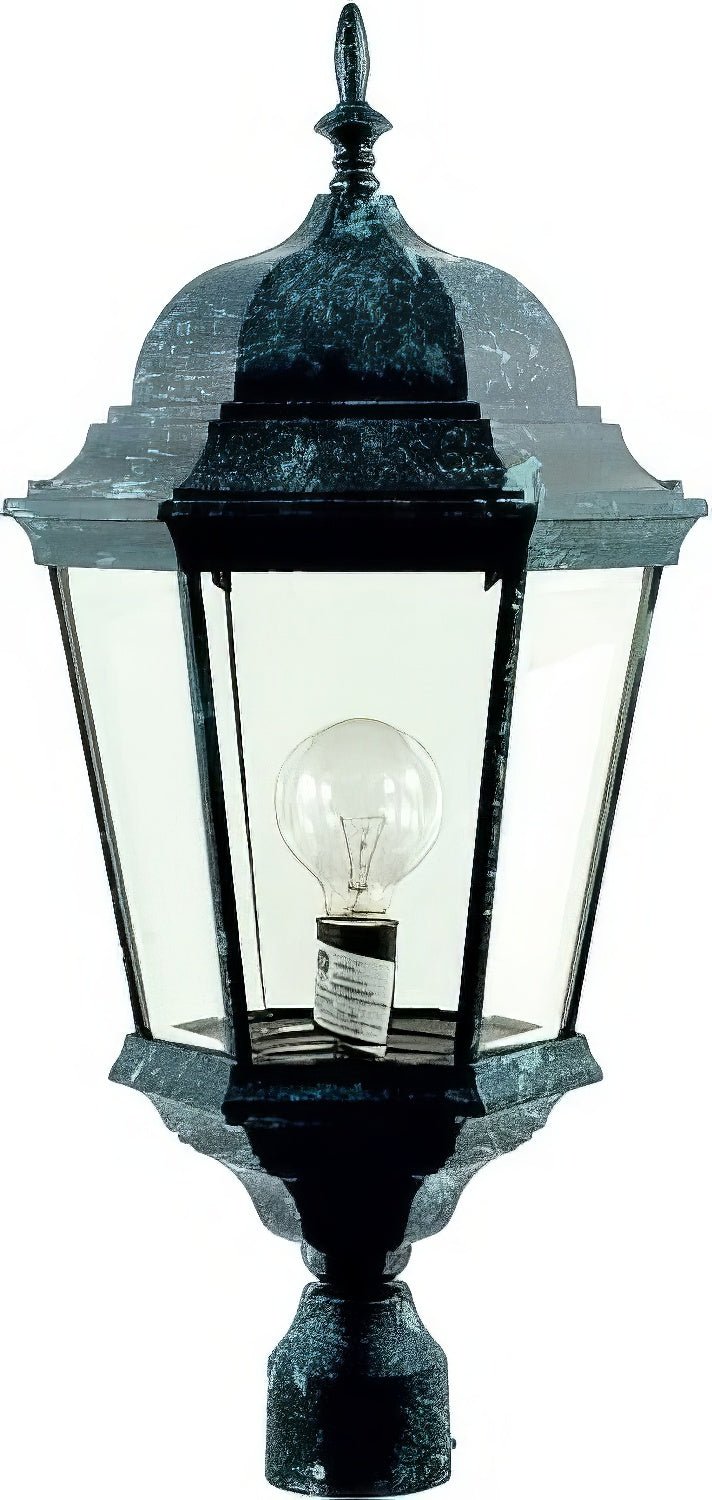 Dabmar Lighting GM235-L20-50K-VG Cast Alum Post Top Fixture 120V-277V G24 LED 20W 50K Verde Green