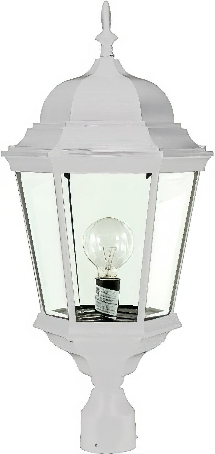 Dabmar Lighting GM235-L30-30K-VG Cast Alum Post Top Fixture 85V-265V E26 LED 30W 30K Verde Green