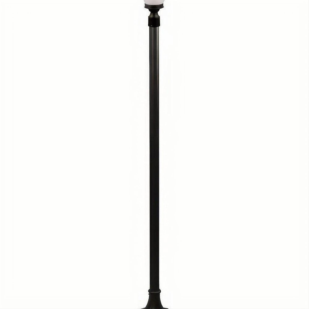 Dabmar Lighting GM2851-B Cast Alum 1 Post Top Fixture Pole + Base 120V E26 No Lamp Black