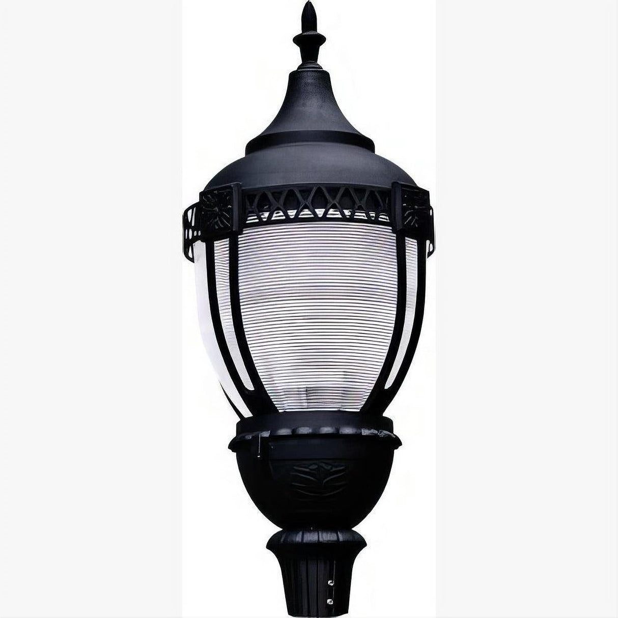 Dabmar Lighting GM910-L54-50K-B Cast Alum Post Top Fixture 120V-277V E39 LED 54W 50K Black