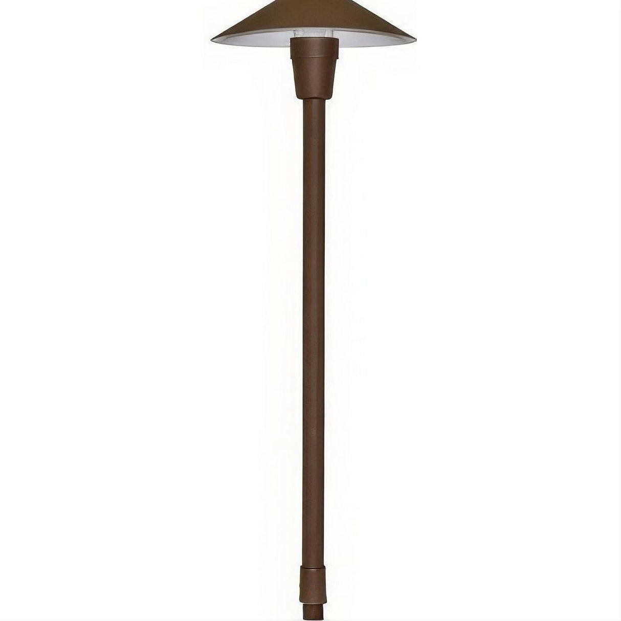 Dabmar Lighting LV13-L3-AMB-B Cast Alum Large Top Path Light 12V G4 LED 3W Amber Black