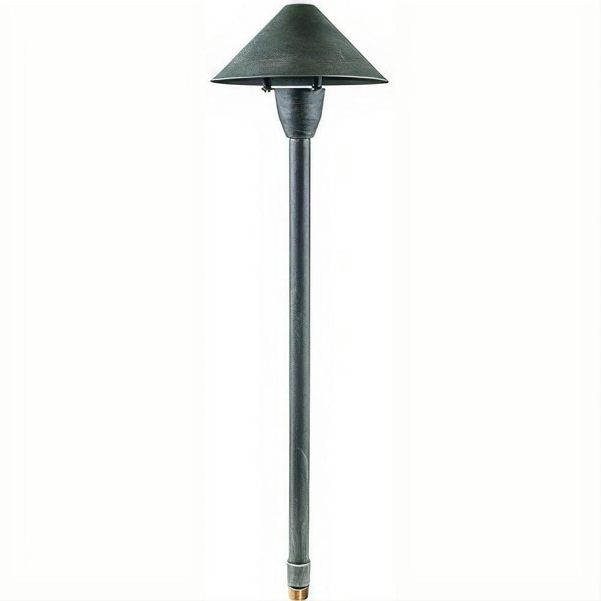 Dabmar Lighting LV41-L3-64K-AG Brass Cone Path Light 12V G4 LED 3W 64K Acid Green