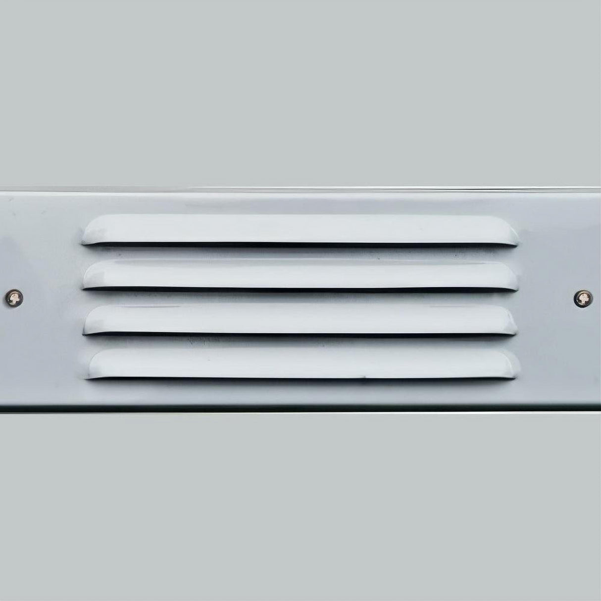 Dabmar Lighting LV615-L5-64K-W Brass Louvred Step Light 12V G4 LED 2X 3W 64K White