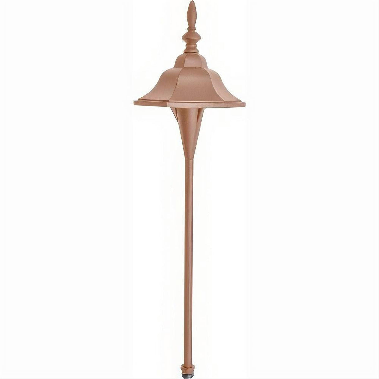 Dabmar Lighting LV69-L3-AMB-DS Cast Alum Bell Path Light 12V G4 LED 3W Amber Desert Sand
