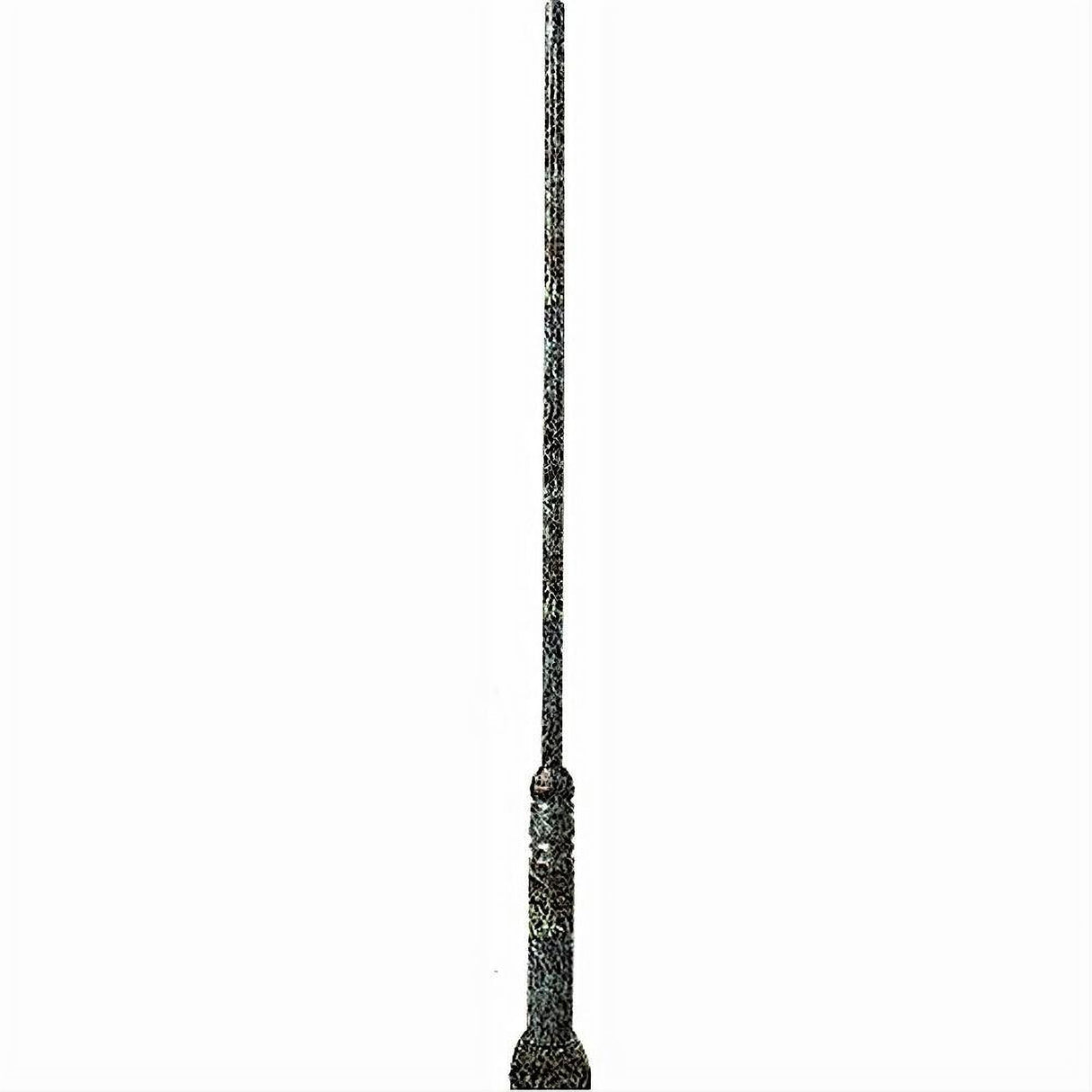 Dabmar Lighting PT-13BASE-VG-FL-FL 13' Fluted Galvanized Steel Post 3" O.D. Verde Green