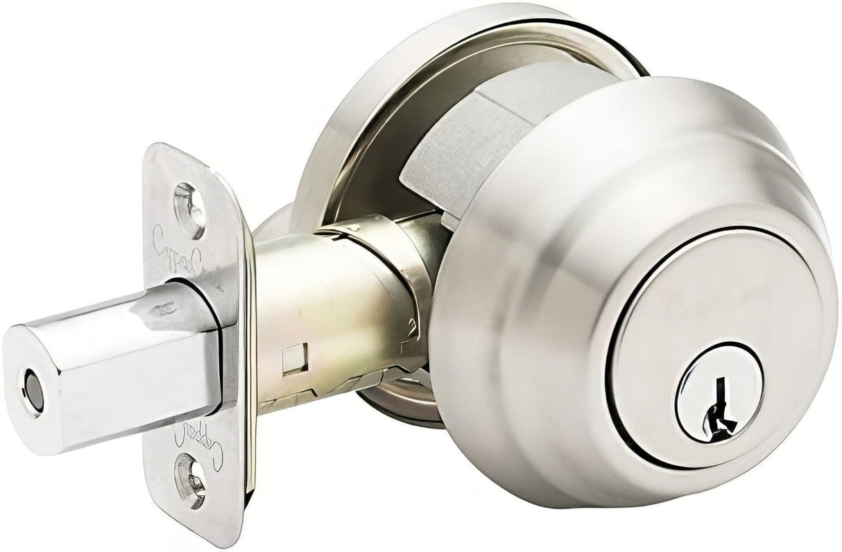 Copper Creek DBFR5410SS satin stainless single cylinder deadbolt