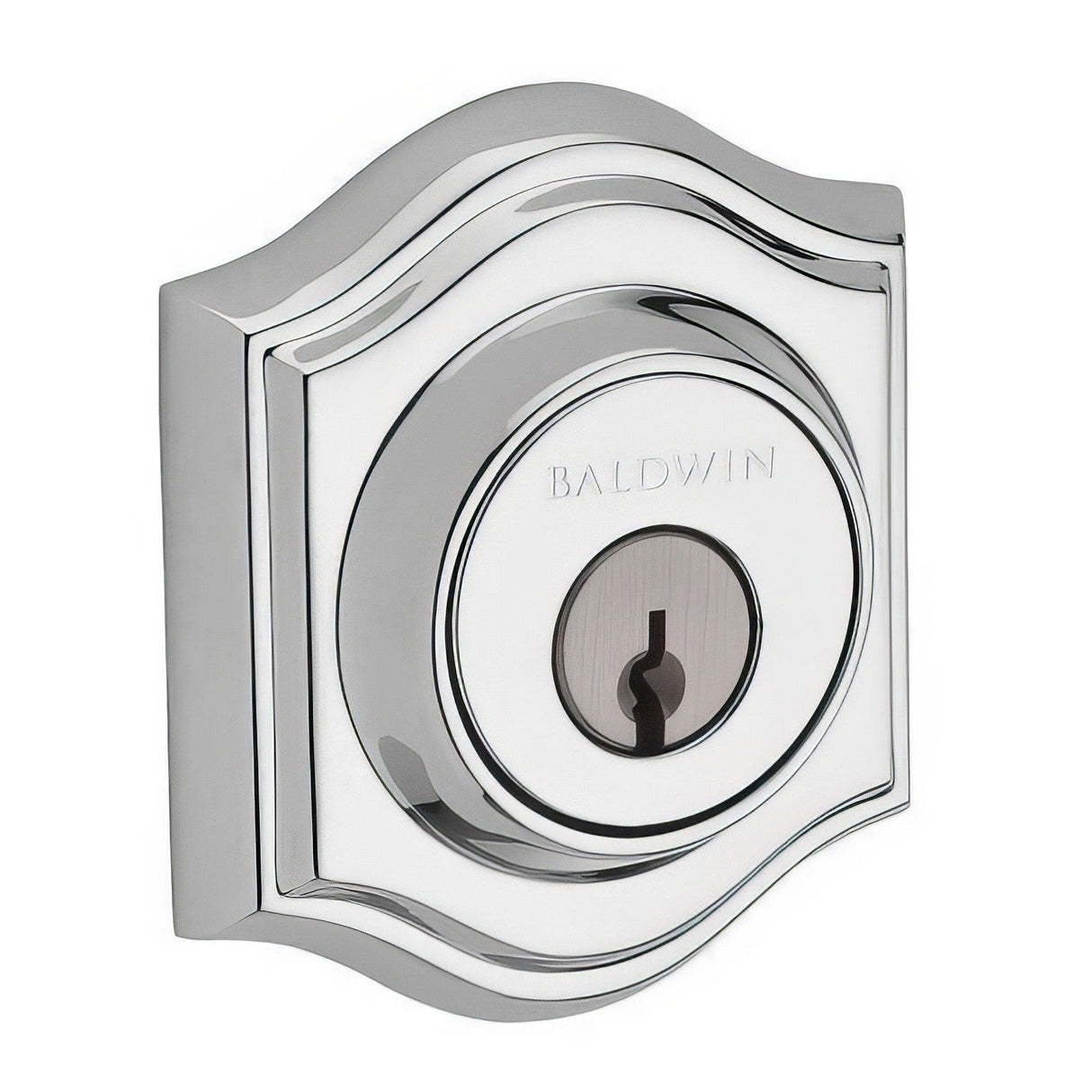 Baldwin DCTAD260 polished chrome double cylinder, keyed entry